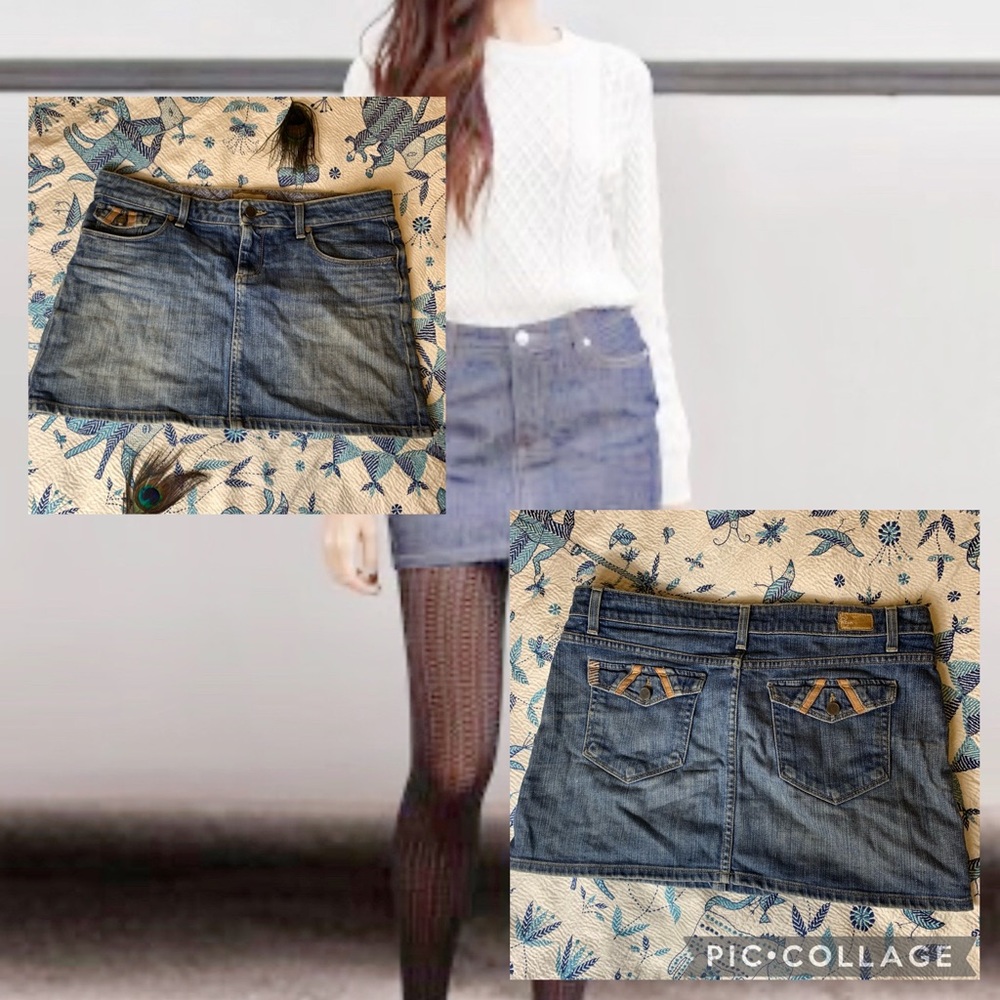Paige Premium Denim Jean skirt 29
